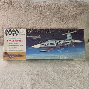 Hawk Lockheed F104A Starfighter Model Kit 504 130 1:48 Scale